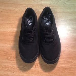 Black authentic vans
